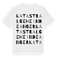 Katastralgemeinde Anger ordlek t-shirt