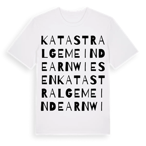 Katastralgemeinde Arnwiesen ordlek t-shirt – ekologisk bomull t-shirt från Pinshirt