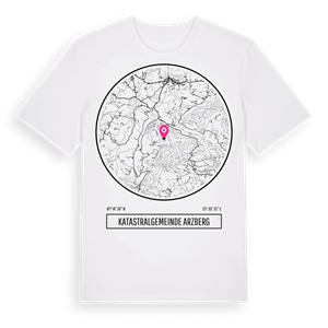 Katastralgemeinde Arzberg t-shirt – ekologisk bomull t-shirt från Pinshirt