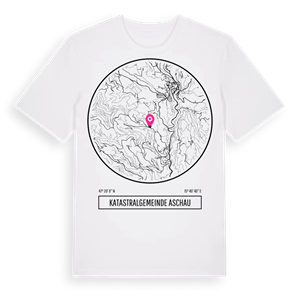 Katastralgemeinde Aschau t-shirt – ekologisk bomull t-shirt från Pinshirt
