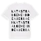 Katastralgemeinde Auerbach ordlek t-shirt