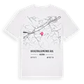 Katastralgemeinde Aug karta t-shirt