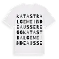 Katastralgemeinde Ausseregg ordlek t-shirt