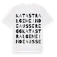 Katastralgemeinde Ausseregg ordlek t-shirt