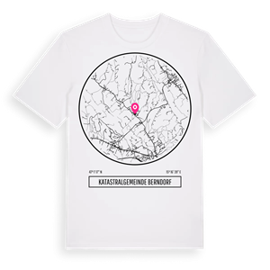 Katastralgemeinde Berndorf t-shirt – ekologisk bomull t-shirt från Pinshirt