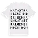 Katastralgemeinde Birchbaum ordlek t-shirt