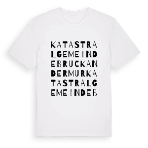 Katastralgemeinde Bruck an der Mur ordlek t-shirt – ekologisk bomull t-shirt från Pinshirt