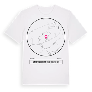 Katastralgemeinde Buchegg t-shirt – ekologisk bomull t-shirt från Pinshirt