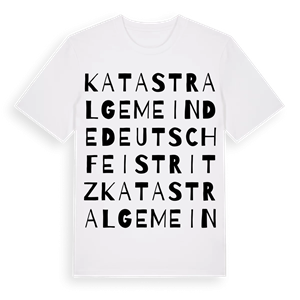 Katastralgemeinde Deutschfeistritz ordlek t-shirt – ekologisk bomull t-shirt från Pinshirt