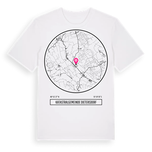 Katastralgemeinde Dietersdorf t-shirt – ekologisk bomull t-shirt från Pinshirt