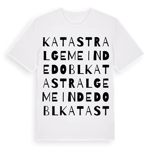 Katastralgemeinde Dobl ordlek t-shirt – ekologisk bomull t-shirt från Pinshirt