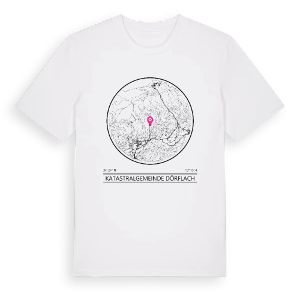Katastralgemeinde Dörflach t-shirt – ekologisk bomull t-shirt från Pinshirt