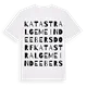 Katastralgemeinde Ebersdorf ordlek t-shirt