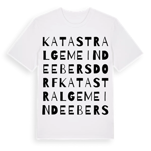 Katastralgemeinde Ebersdorf ordlek t-shirt – ekologisk bomull t-shirt från Pinshirt