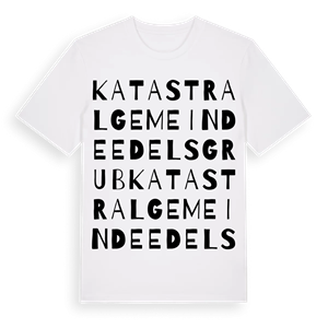 Katastralgemeinde Edelsgrub ordlek t-shirt – ekologisk bomull t-shirt från Pinshirt