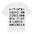 Katastralgemeinde Egelsdorf ordlek t-shirt