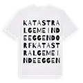 Katastralgemeinde Eggendorf ordlek t-shirt