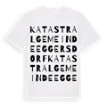 Katastralgemeinde Eggersdorf ordlek t-shirt