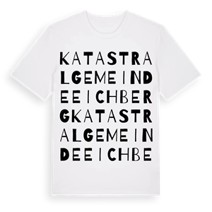 Katastralgemeinde Eichberg ordlek t-shirt – ekologisk bomull t-shirt från Pinshirt