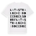 Katastralgemeinde Engelsdorf ordlek t-shirt