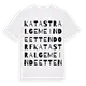 Katastralgemeinde Ettendorf ordlek t-shirt