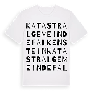 Katastralgemeinde Falkenstein ordlek t-shirt – ekologisk bomull t-shirt från Pinshirt