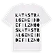 Katastralgemeinde Filzmoos ordlek t-shirt