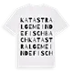 Katastralgemeinde Fischbach ordlek t-shirt