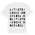 Katastralgemeinde Flöcking ordlek t-shirt