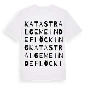 Katastralgemeinde Flöcking ordlek t-shirt – ekologisk bomull t-shirt från Pinshirt