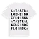 Katastralgemeinde Floing ordlek t-shirt