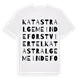 Katastralgemeinde Forstviertel ordlek t-shirt