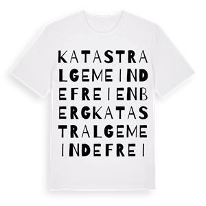 Katastralgemeinde Freienberg ordlek t-shirt – ekologisk bomull t-shirt från Pinshirt