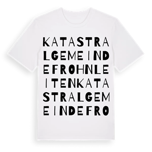 Katastralgemeinde Frohnleiten ordlek t-shirt – ekologisk bomull t-shirt från Pinshirt
