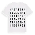 Katastralgemeinde Frösauberg ordlek t-shirt