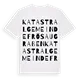 Katastralgemeinde Frösaugraben ordlek t-shirt