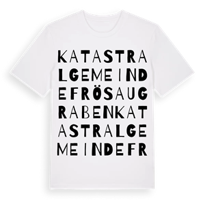 Katastralgemeinde Frösaugraben ordlek t-shirt – ekologisk bomull t-shirt från Pinshirt