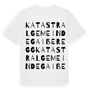 Katastralgemeinde Gaißeregg ordlek t-shirt – ekologisk bomull t-shirt från Pinshirt