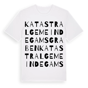 Katastralgemeinde Gamsgraben ordlek t-shirt – ekologisk bomull t-shirt från Pinshirt