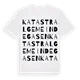 Katastralgemeinde Gasen ordlek t-shirt