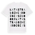 Katastralgemeinde Geiseldorf ordlek t-shirt