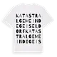 Katastralgemeinde Geiseldorf ordlek t-shirt