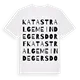 Katastralgemeinde Gersdorf ordlek t-shirt
