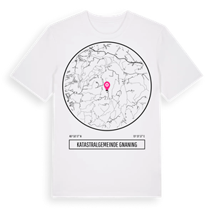 Katastralgemeinde Gnaning t-shirt – ekologisk bomull t-shirt från Pinshirt