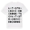 Katastralgemeinde Goggitsch ordlek t-shirt