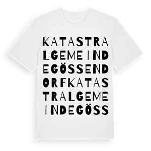 Katastralgemeinde Gössendorf ordlek t-shirt – ekologisk bomull t-shirt från Pinshirt
