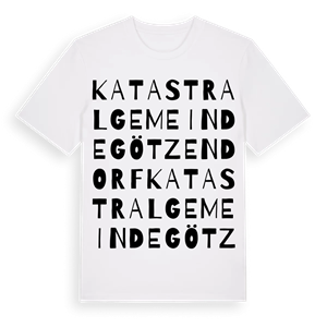 Katastralgemeinde Götzendorf ordlek t-shirt – ekologisk bomull t-shirt från Pinshirt