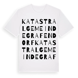 Katastralgemeinde Grafendorf ordlek t-shirt – ekologisk bomull t-shirt från Pinshirt