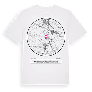 Katastralgemeinde Gräflerviertl t-shirt – ekologisk bomull t-shirt från Pinshirt
