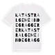Katastralgemeinde Graggerer ordlek t-shirt